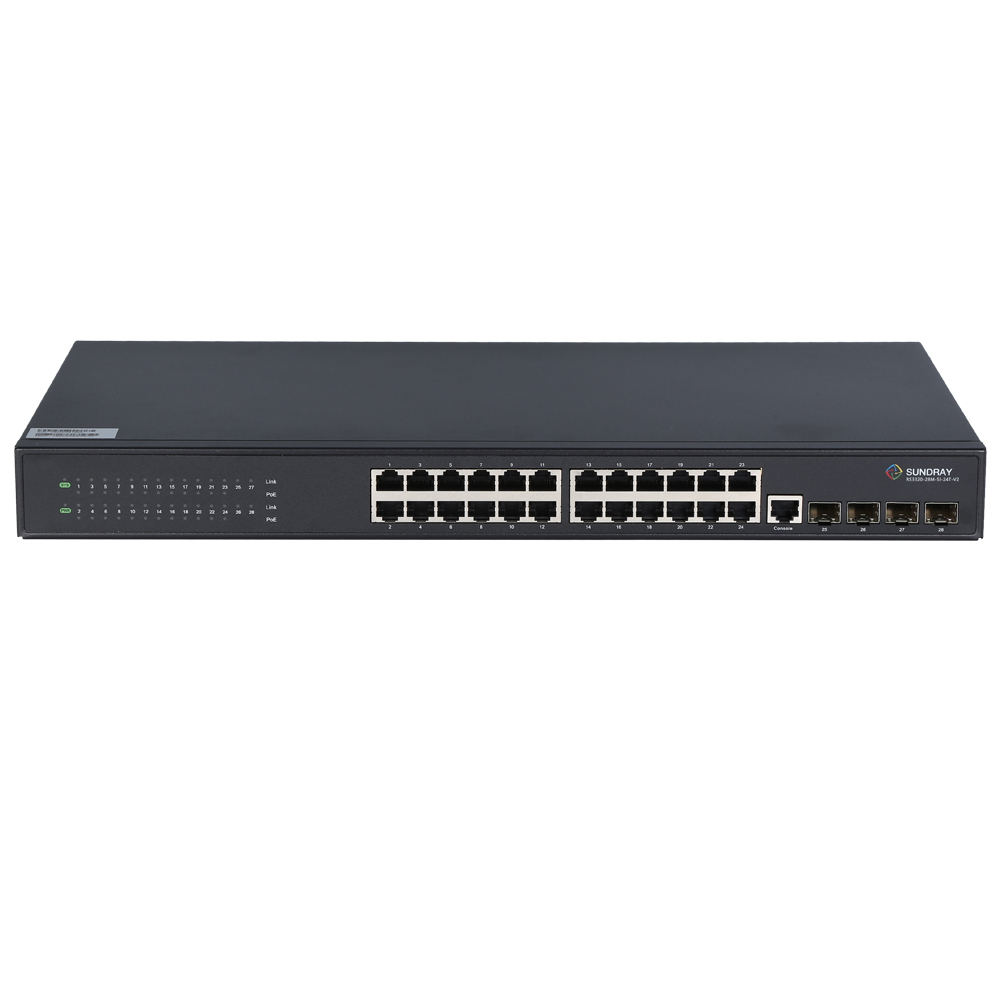 信銳RS3320-28M-SI-24T-V2千兆盒式交換機